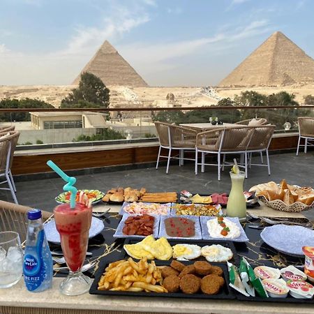 Shadow Pyramids Suites And Jacuzzi Kafret el-Gabal Exterior foto