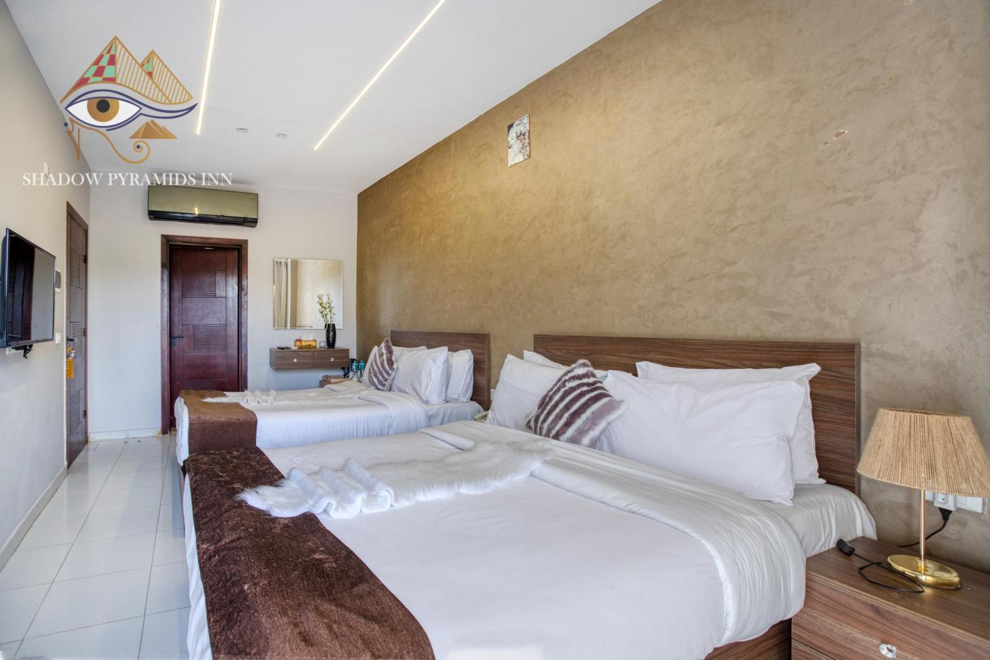 Shadow Pyramids Suites And Jacuzzi Kafret el-Gabal Exterior foto