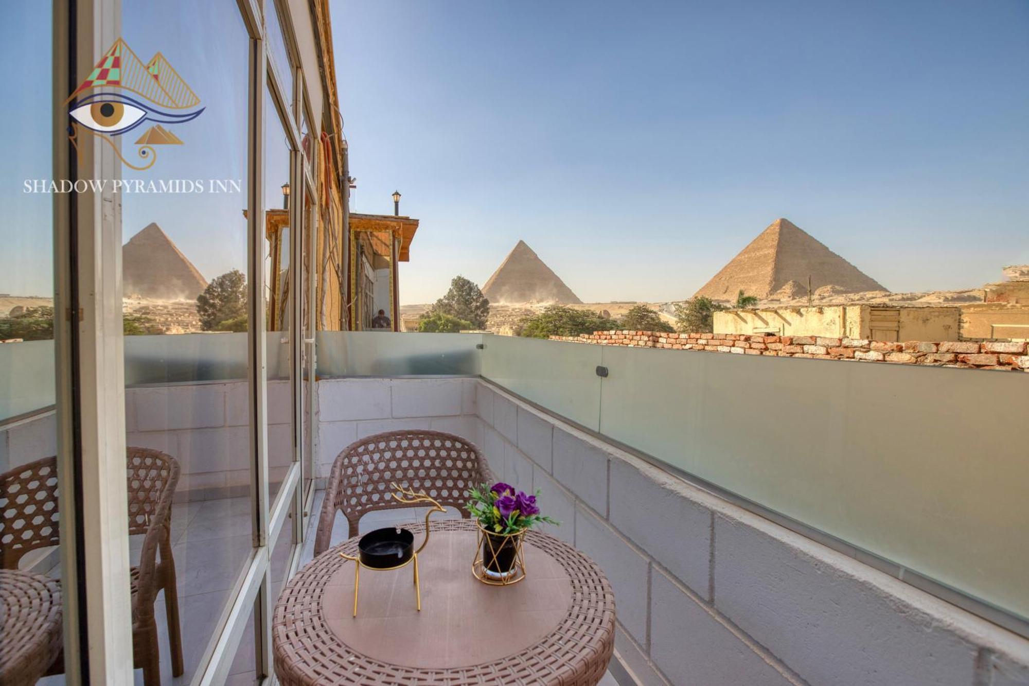 Shadow Pyramids Suites And Jacuzzi Kafret el-Gabal Exterior foto