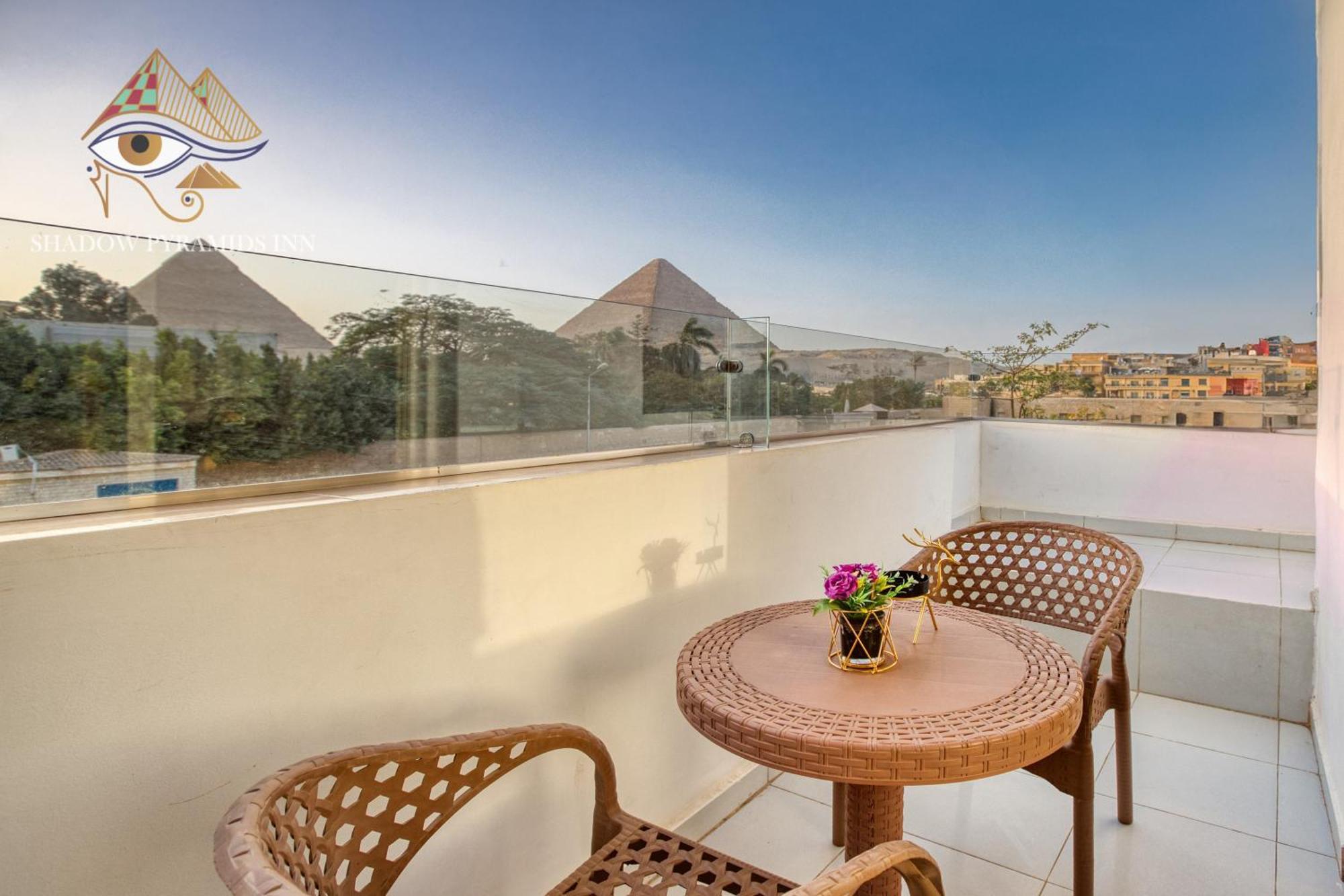 Shadow Pyramids Suites And Jacuzzi Kafret el-Gabal Exterior foto