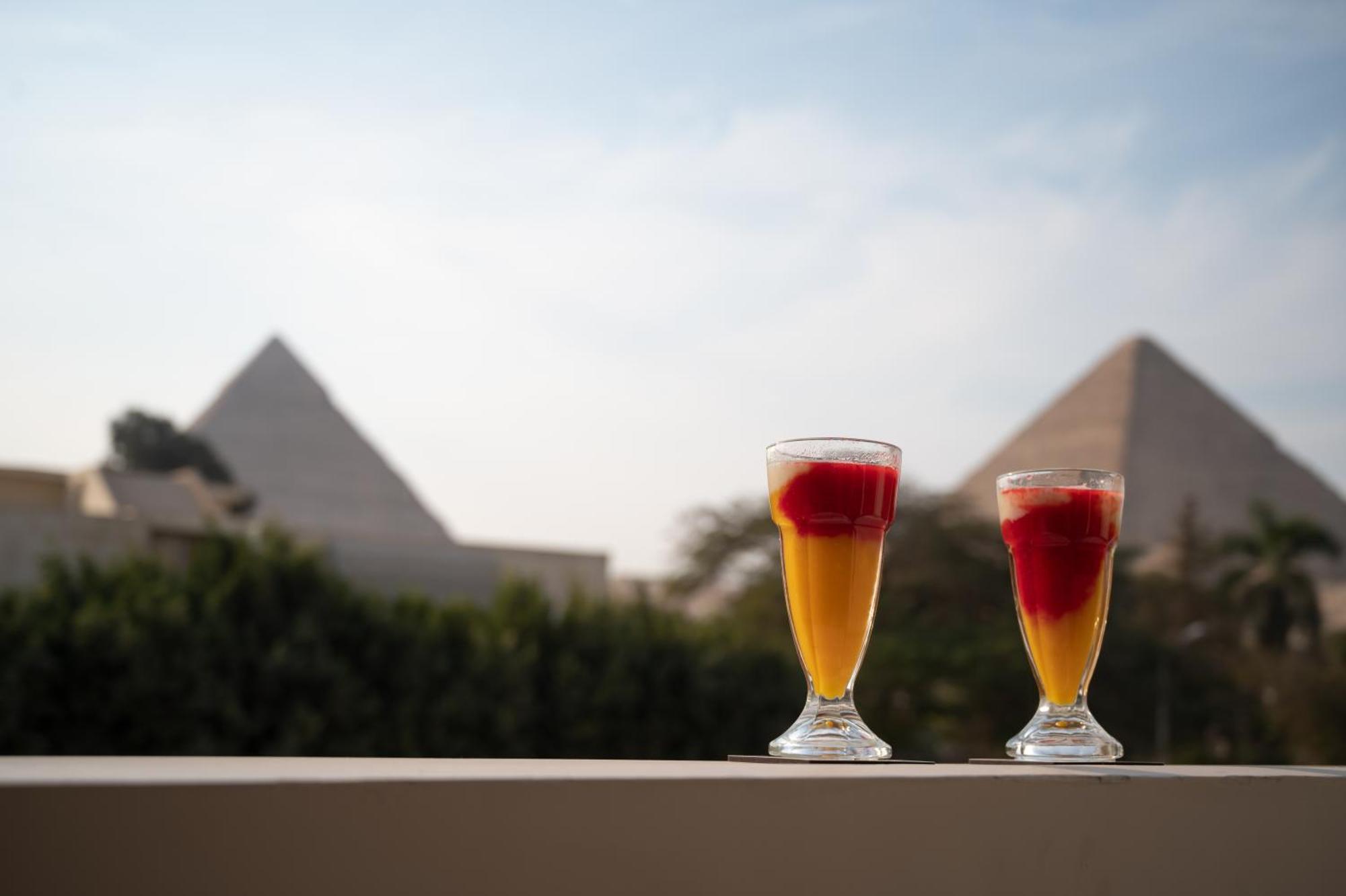 Shadow Pyramids Suites And Jacuzzi Kafret el-Gabal Exterior foto